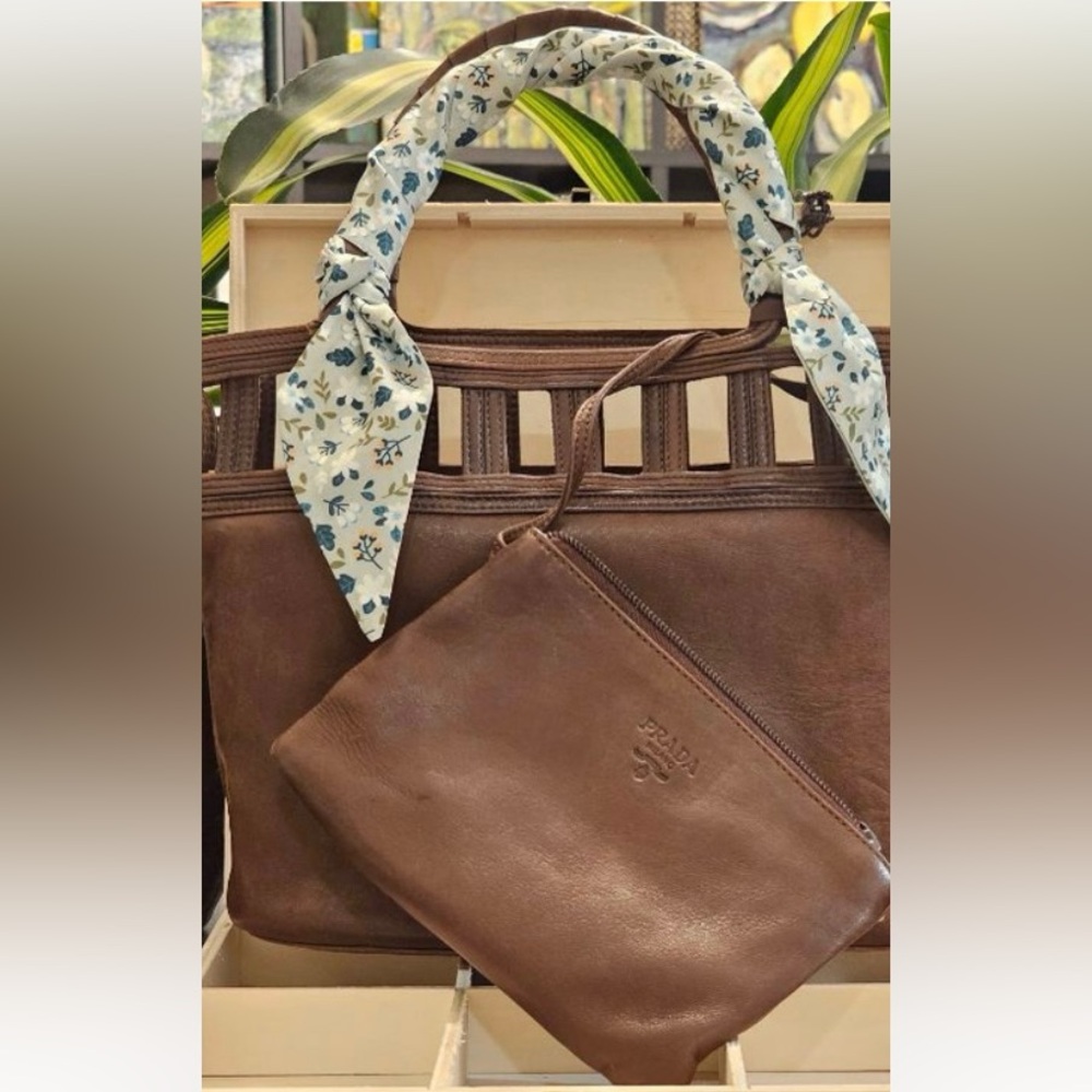 Prada  Tote and Pouch Set
